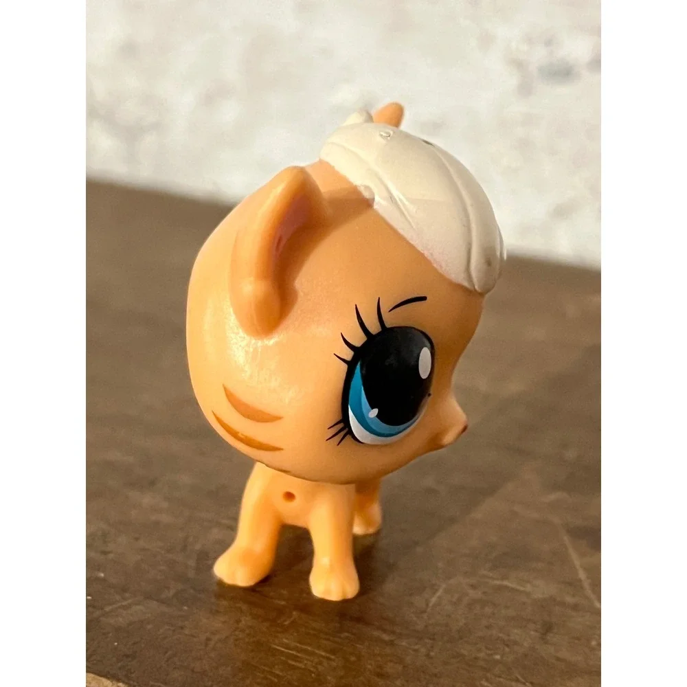 Littlest Pet Shop LPS #3877‎ Meow Meow Milkone Peach Kitty Cat - Picture 5 of 6